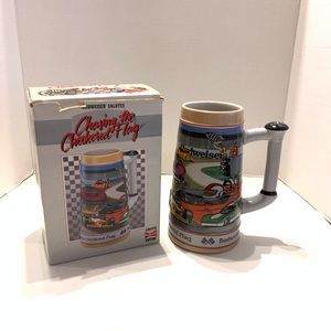 Budweiser Salutes "Chasing the Checkered Flag" 1990 Stein, No. 06060
